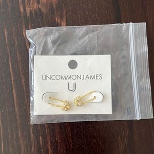 Uncommon James safety pin earrings